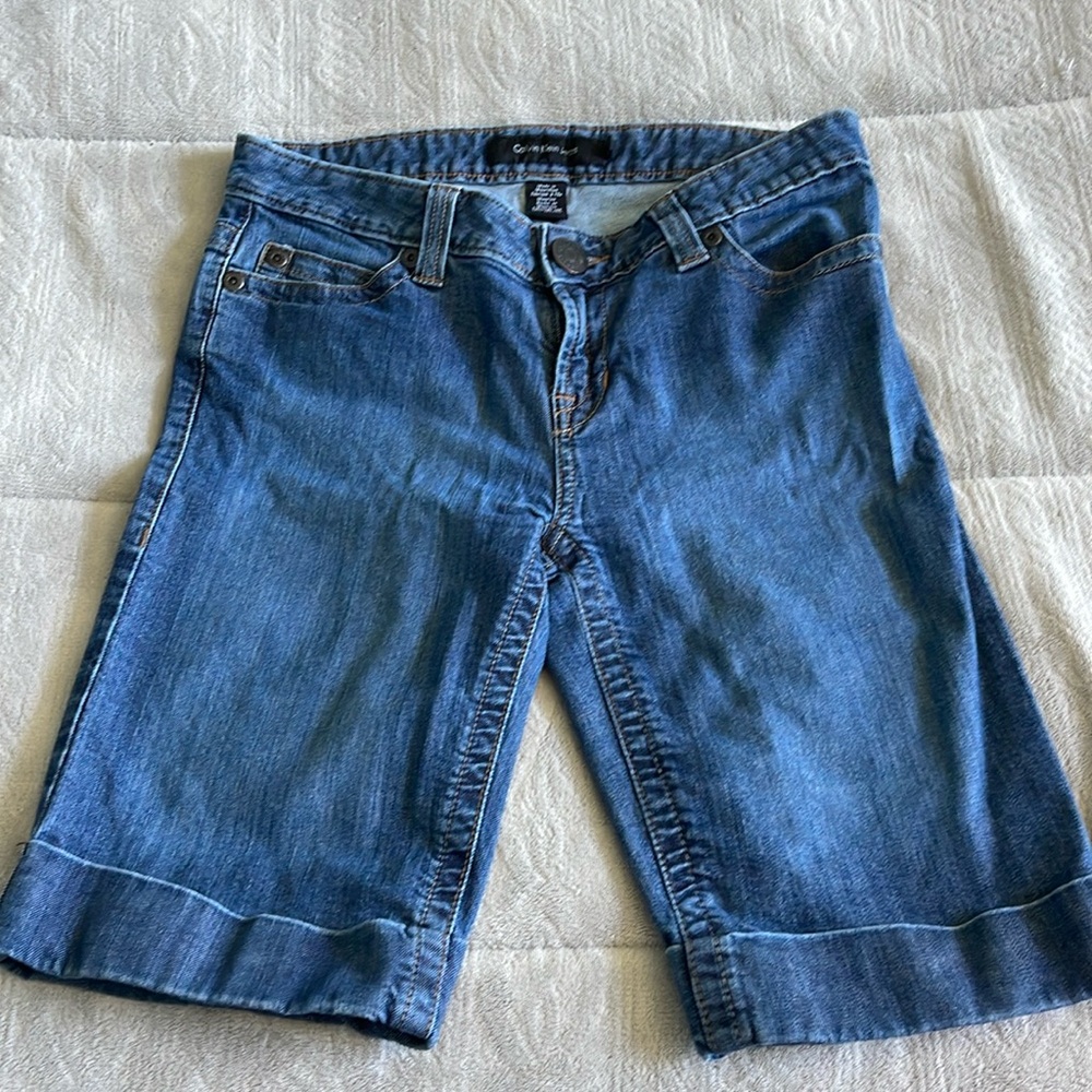 Ladies Calvin Klein jean shorts